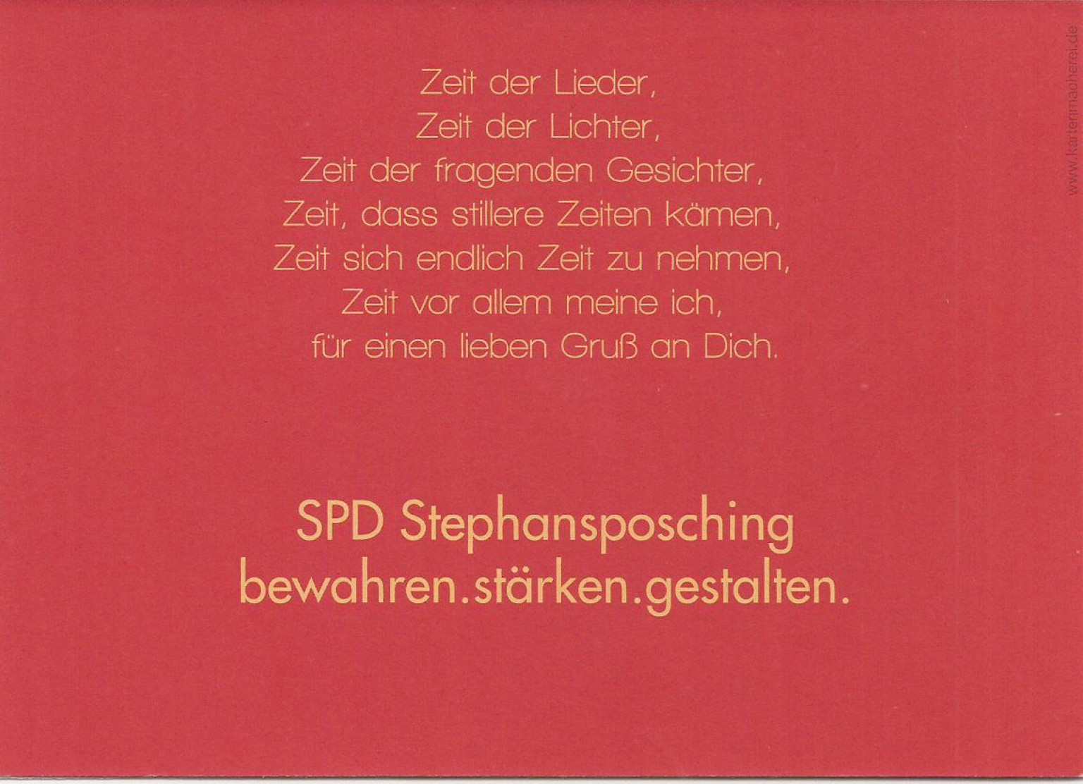Frohe Weihnachten und ein gutes neues Jahr - SPD Stephansposching